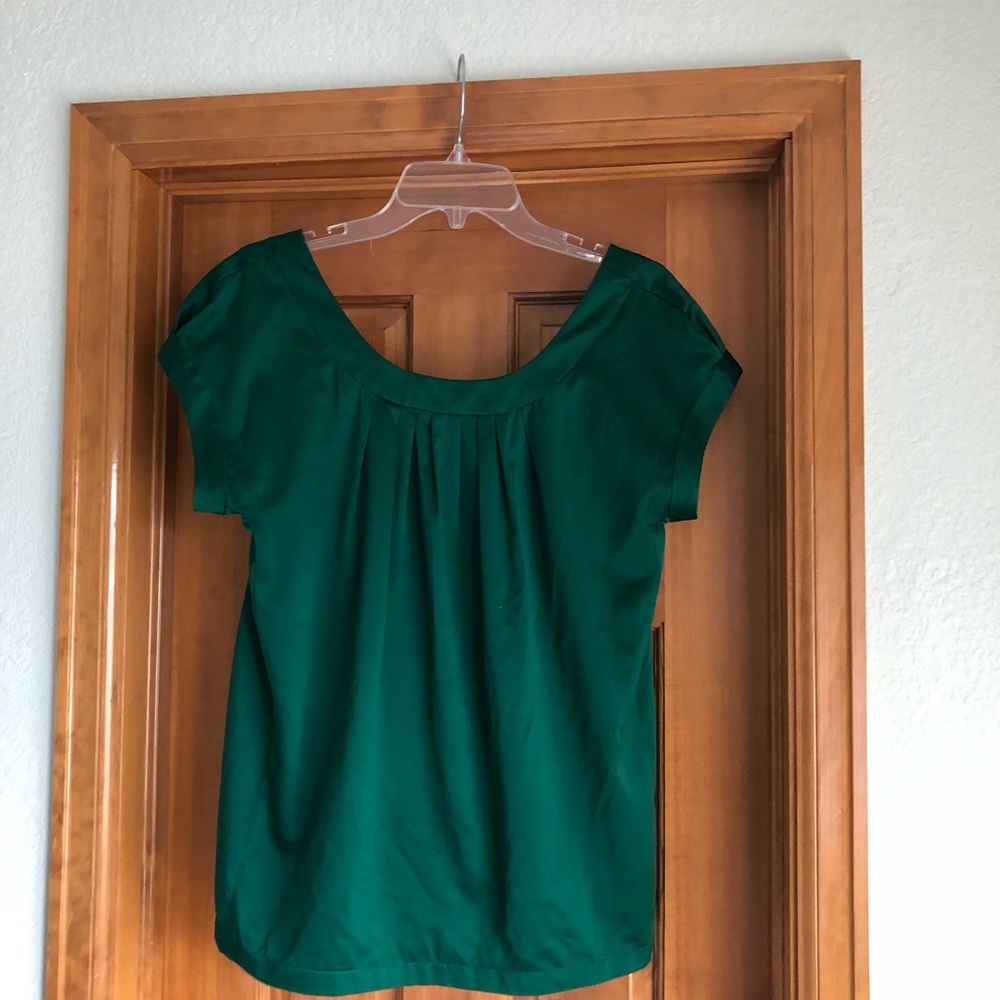 Green blouse